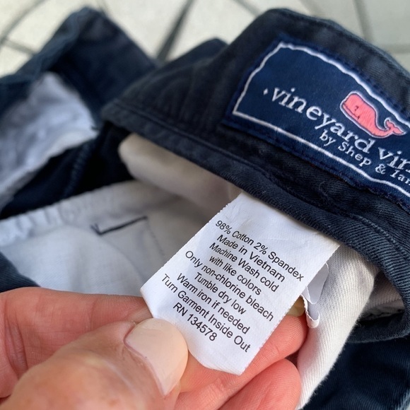 VINEYARD vines by Shep & Ian 11” Stretch Breaker Shorts -  Navy - Picture 15 of 15